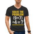 67 Meme Math Teacher School 6-7 Brain Rot Six Seven Men's V-Neck T-Shirt, trending gift
