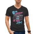6th Grade Is My Jam Vintage 80s Boombox Teacher Student Men's V-Neck T-Shirt, trending gift