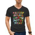ABCs Learning Kindergarten Teacher Christmas Lights Alphabet For Men Women Kids Men's V-Neck T-Shirt, trending gift