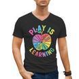 Apple Retro Play Is Learning Kindergarten Teacher Daycare Men's V-Neck T-Shirt, trending gift Apple Retro Play Is Learning Kindergarten Teacher Daycare Men's V-Neck T-Shirt, trending gift