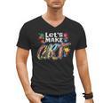 Lets Make Art Colerful Artists Painter Art Teacher Men Women Girls Kids Men's V-Neck T-Shirt, trending gift