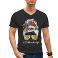 Art Teacher Life Messy Bun Back To School Art Teacher Men's V-Neck T-Shirt, trending gift Art Teacher Life Messy Bun Back To School Art Teacher Men's V-Neck T-Shirt, trending gift