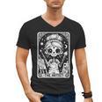 Artist Tarot Card Skeleton Painter Art Teacher Witchy Men's V-Neck T-Shirt, trending gift Artist Tarot Card Skeleton Painter Art Teacher Witchy Men's V-Neck T-Shirt, trending gift
