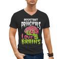 Assistant Principals Love Brains Zombie Teacher Halloween Men's V-Neck T-Shirt, trending gift Assistant Principals Love Brains Zombie Teacher Halloween Men's V-Neck T-Shirt, trending gift