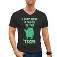 Autism Awareness Neurodiversity Teacher Frog I May Have A Touch Of The Tism Neurodivergent Small Men's V-Neck T-Shirt, trending gift Autism Awareness Neurodiversity Teacher Frog I May Have A Touch Of The Tism Neurodivergent Small Men's V-Neck T-Shirt, trending gift