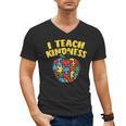 Autism Teacher Shirt I Teach Kindness Apple Puzzle Awareness Men's V-Neck T-Shirt, trending gift Autism Teacher Shirt I Teach Kindness Apple Puzzle Awareness Men's V-Neck T-Shirt, trending gift