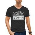 Avoid Negativity Math Teacher Men's V-Neck T-Shirt, trending gift