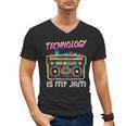 Back To School Retro Technology Is My Jam 80's Teacher Men's V-Neck T-Shirt, trending gift Back To School Retro Technology Is My Jam 80's Teacher Men's V-Neck T-Shirt, trending gift