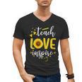 Back To School Teach Love And Inspire Teacher Sunflower Men's V-Neck T-Shirt, trending gift Back To School Teach Love And Inspire Teacher Sunflower Men's V-Neck T-Shirt, trending gift