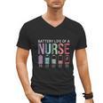 Battery Life Of A Nurse School Teacher Appreciation Men's V-Neck T-Shirt, trending gift Battery Life Of A Nurse School Teacher Appreciation Men's V-Neck T-Shirt, trending gift