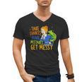 Beauty Teacher Take Chances Make Mistakes Get Messy Men's V-Neck T-Shirt, trending gift Beauty Teacher Take Chances Make Mistakes Get Messy Men's V-Neck T-Shirt, trending gift