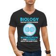 Biology Facts Science Teacher Student Biologist Men's V-Neck T-Shirt, Science Teacher Gifts, trending gift