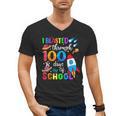 I Blasted Through 100 Days Of School 100th Day Teacher Kids Men's V-Neck T-Shirt, trending gift