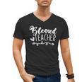Blessed Teacher For Men Women Kids Men's V-Neck T-Shirt, trending gift Blessed Teacher For Men Women Kids Men's V-Neck T-Shirt, trending gift