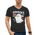 Books Halloween Librarian Teacher Reader Reading Book Lover Men's V-Neck T-Shirt, trending gift