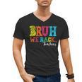 Bruh We Back Teacher First Day Of School Back To School Men's V-Neck T-Shirt, trending gift Bruh We Back Teacher First Day Of School Back To School Men's V-Neck T-Shirt, trending gift