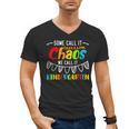 Some Call It Chaos We Call It Kindergarten Teacher Men's V-Neck T-Shirt, trending gift