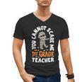 You Cannot Scare Me Im A Teacher 1st Grade Halloween Teacher Men Women Kids Men's V-Neck T-Shirt, trending gift You Cannot Scare Me Im A Teacher 1st Grade Halloween Teacher Men Women Kids Men's V-Neck T-Shirt, trending gift