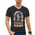 You Cannot Scare Me Im A Teacher 6th Grade Halloween Teacher For Men Women Kids Men's V-Neck T-Shirt, trending gift