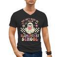 You Can't Scare Me I Teach Elementary School Teacher Spooky Men's V-Neck T-Shirt, trending gift