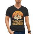 You Can't Scare Me I Teach Social Studies Teacher Halloween Men's V-Neck T-Shirt, trending gift You Can't Scare Me I Teach Social Studies Teacher Halloween Men's V-Neck T-Shirt, trending gift