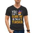 You Cant Scare Me Im A Teacher Halloween Trick Or Teach 2024 Men's V-Neck T-Shirt, trending gift You Cant Scare Me Im A Teacher Halloween Trick Or Teach 2024 Men's V-Neck T-Shirt, trending gift