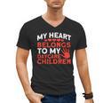 Childcare My Heart Belongs To Children Daycare Teacher Men Women Men's V-Neck T-Shirt, trending gift