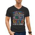 Childcare Teacher Negotiate With Toddlers Daycare Provider Men's V-Neck T-Shirt, trending gift Childcare Teacher Negotiate With Toddlers Daycare Provider Men's V-Neck T-Shirt, trending gift