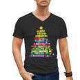 Christmas Tree Made Of Crayons School Teacher Life Student Men's V-Neck T-Shirt, trending gift Christmas Tree Made Of Crayons School Teacher Life Student Men's V-Neck T-Shirt, trending gift