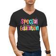 Color Special Education Squad Groovy Dream Team SPED Teacher Men's V-Neck T-Shirt, Groovy Teacher Gifts, trending gift Color Special Education Squad Groovy Dream Team SPED Teacher Men's V-Neck T-Shirt, Groovy Teacher Gifts, trending gift
