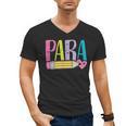 Colorful PARA Teacher Paraprofessional Cute Pencil Men's V-Neck T-Shirt, trending gift Colorful PARA Teacher Paraprofessional Cute Pencil Men's V-Neck T-Shirt, trending gift