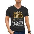 Cool Music Teacher Art For Men Women School Orchestra Coach Men's V-Neck T-Shirt, trending gift