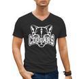 Cougars Teacher Student School Sports Fan Team Spirit Men's V-Neck T-Shirt, trending gift