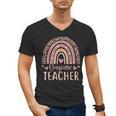 Cute Daycare Teacher Rainbow Leopard Print Childcare Worker Men's V-Neck T-Shirt, trending gift Cute Daycare Teacher Rainbow Leopard Print Childcare Worker Men's V-Neck T-Shirt, trending gift