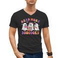Cute Ghost Read More Books Lover Teacher Halloween Costume Men's V-Neck T-Shirt, trending gift