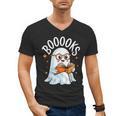 Cute Ghost Reading Book Librarian Teacher Halloween Costume Men's V-Neck T-Shirt, trending gift