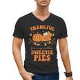Cute Thanksgiving Teacher Thankful For My Sweetie Pies Mom Men's V-Neck T-Shirt, Couple Gifts, trending gift Cute Thanksgiving Teacher Thankful For My Sweetie Pies Mom Men's V-Neck T-Shirt, Couple Gifts, trending gift