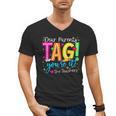 Dear Parents Tag You'Re It Love Teachers Last Day Of School Men's V-Neck T-Shirt, trending gift
