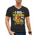 I Dig Teaching Dump Truck Construction Back School Teacher Men's V-Neck T-Shirt, trending gift I Dig Teaching Dump Truck Construction Back School Teacher Men's V-Neck T-Shirt, trending gift