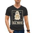 All Done Sign Language Ghost Speech Pathology Teacher Men's V-Neck T-Shirt, trending gift