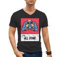 All Done Sped Teacher ASL Teacher Neurodiversity Hand Sign Men's V-Neck T-Shirt, trending gift