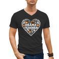 Drama Teacher Heart Pumpkin Ghost Halloween Kids Men's V-Neck T-Shirt, trending gift Drama Teacher Heart Pumpkin Ghost Halloween Kids Men's V-Neck T-Shirt, trending gift