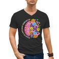 Dyslexia Different Perspective Reading Brain Floral Teacher Men's V-Neck T-Shirt, trending gift Dyslexia Different Perspective Reading Brain Floral Teacher Men's V-Neck T-Shirt, trending gift