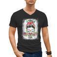 Early Head Start Life Messy Bun Back To School Teacher Women Men's V-Neck T-Shirt, trending gift Early Head Start Life Messy Bun Back To School Teacher Women Men's V-Neck T-Shirt, trending gift