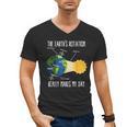 Earth Rotation Earth Day Science Teacher Kids Women Men's V-Neck T-Shirt, Science Teacher Gifts, trending gift Earth Rotation Earth Day Science Teacher Kids Women Men's V-Neck T-Shirt, Science Teacher Gifts, trending gift
