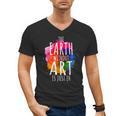 Earth Without Art Is Just Eh Painting Artist Pun Art Teacher Men's V-Neck T-Shirt, trending gift