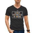 Easily Distracted By Rocks Geology Teacher Men's V-Neck T-Shirt, trending gift Easily Distracted By Rocks Geology Teacher Men's V-Neck T-Shirt, trending gift