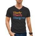 English Teacher Their There Theyre Grammar Men Women Men's V-Neck T-Shirt, English Teacher Gifts, trending gift
