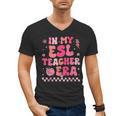In My Esl Teacher Era Back To School ESL Teacher Groovy Men's V-Neck T-Shirt, Esl Teacher Gifts, Groovy Teacher Gifts, trending gift In My Esl Teacher Era Back To School ESL Teacher Groovy Men's V-Neck T-Shirt, Esl Teacher Gifts, Groovy Teacher Gifts, trending gift