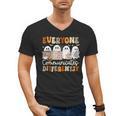 Everyone Communicates Differently Halloween Sped Teacher Men's V-Neck T-Shirt, trending gift Everyone Communicates Differently Halloween Sped Teacher Men's V-Neck T-Shirt, trending gift